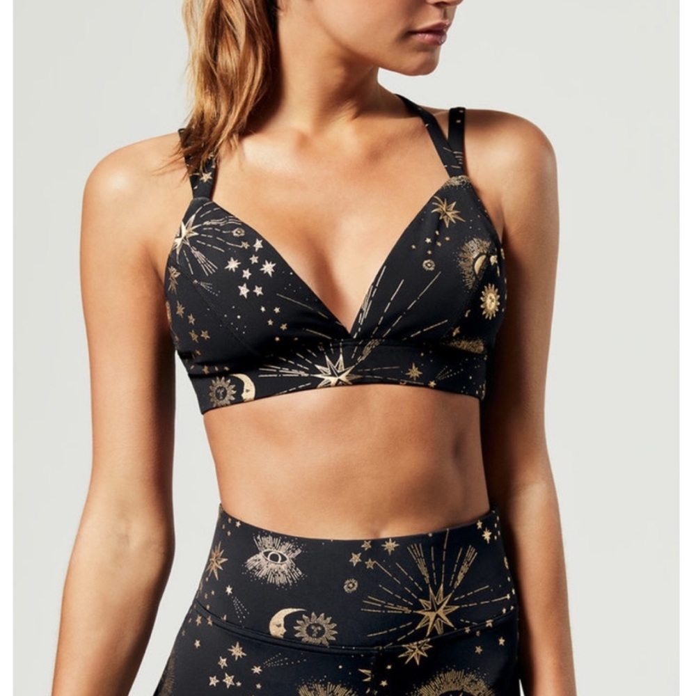 Carbon38 cosmic bra top